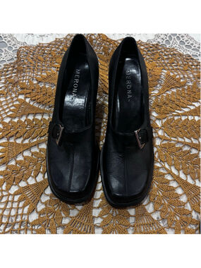 MERONA Black Heel Pumps Women's Size 10